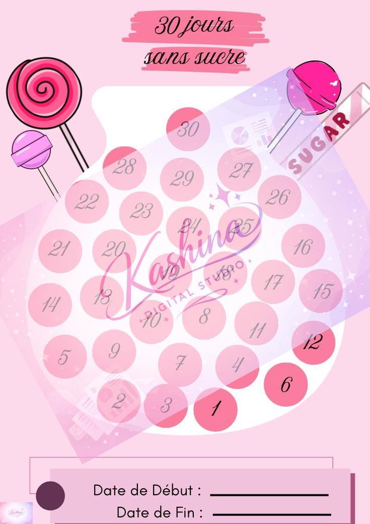 Challenge sans Sucre ( 7,15,30,100 jours)