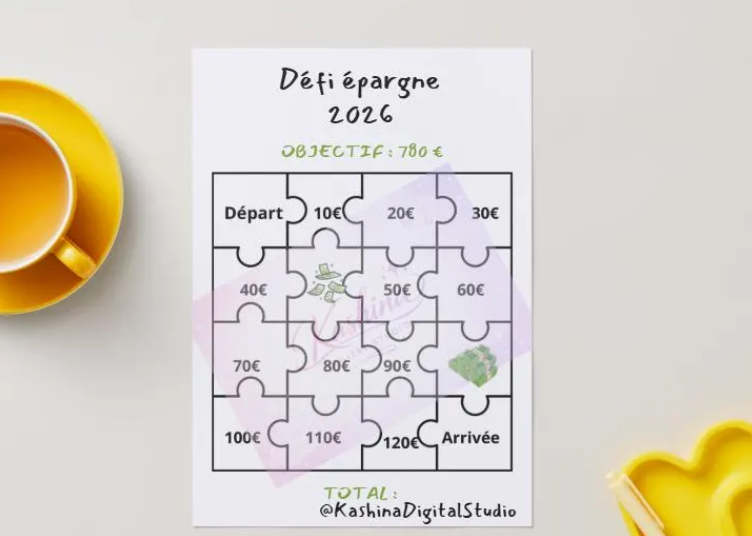 Challenge épargne  Puzzle 780€