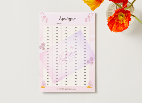 Challenge Épargne 1 590 € – Format A4 & A5 Imprimable