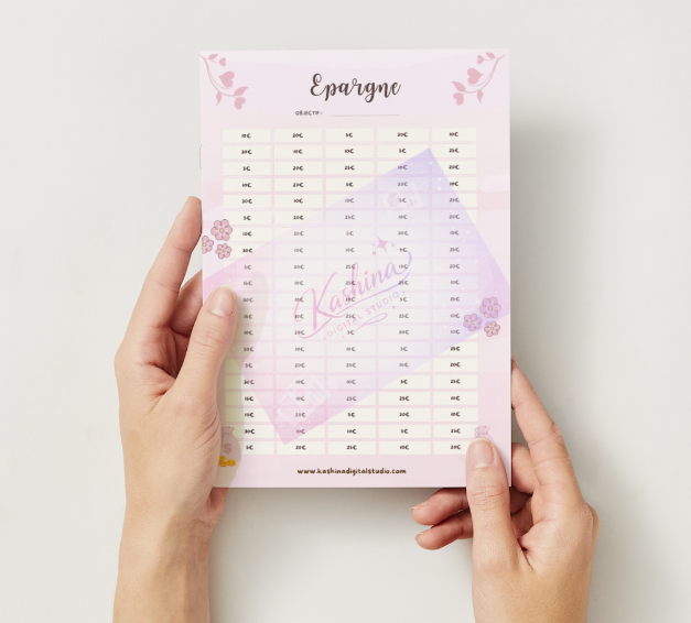 Challenge Épargne 1 590 € – Format A4 & A5 Imprimable