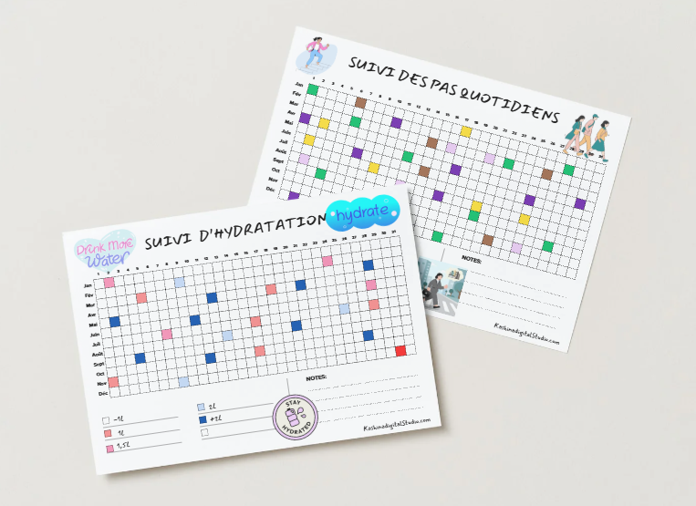 Glow & Discipline – Pack Complet de Suivi d’Habitudes