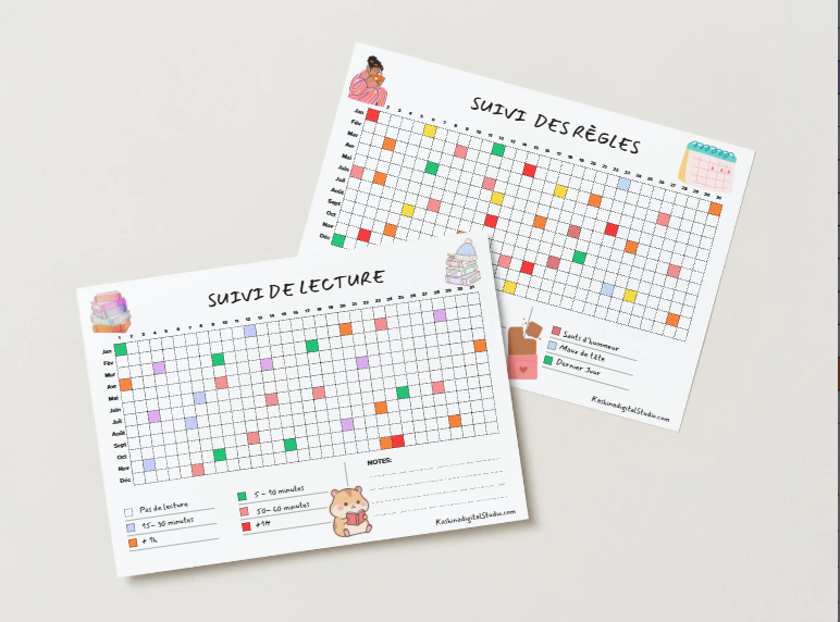 Glow & Discipline – Pack Complet de Suivi d’Habitudes