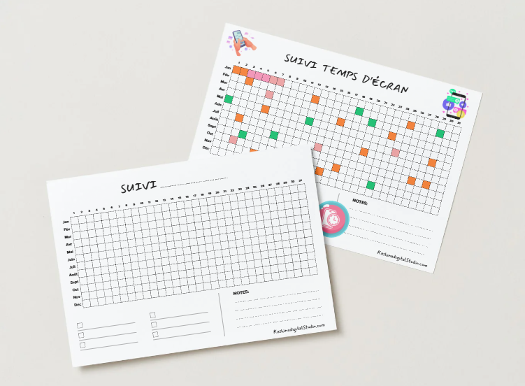 Glow & Discipline – Pack Complet de Suivi d’Habitudes