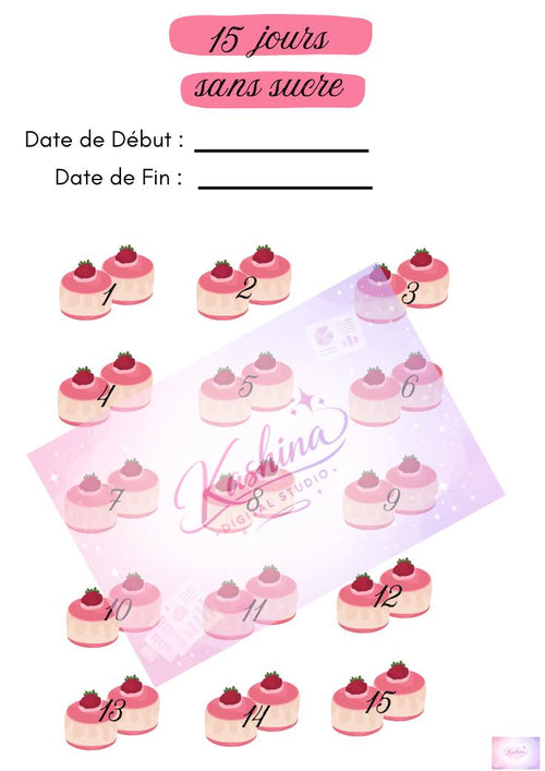 Challenge sans Sucre ( 7,15,30,100 jours)